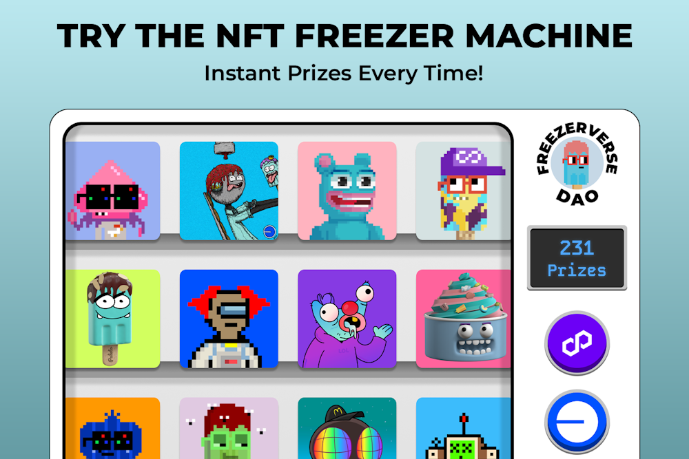 FREEZERVERSE - NFT Machine - Farcaster Mini Apps
